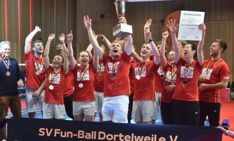 SV Fun-Ball Dortelweil wird erstmals Deutscher Mannschaftsmeister